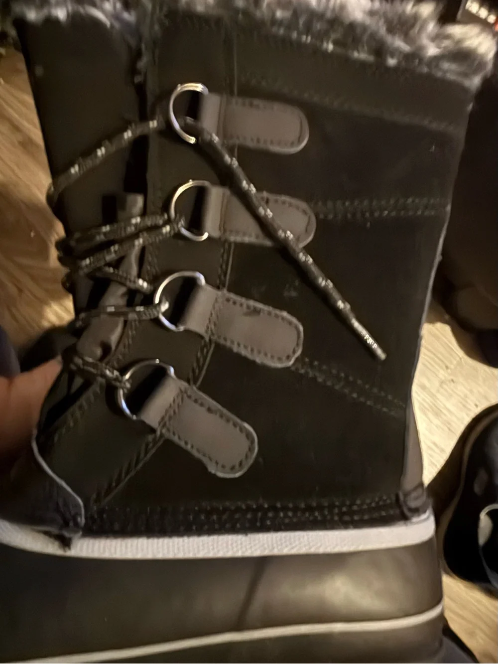 NWT Khombu North Star Winter Snow Boots Black Women’s Size 10